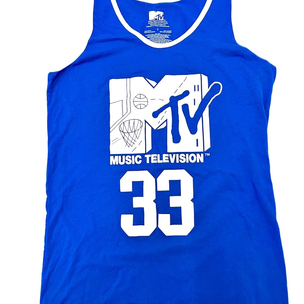 MTV Music Television No. 33 Tank Top Size Small